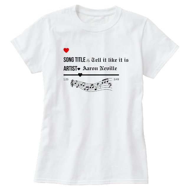 Personalized Favourite song title Tshirt (Personalized Favorite song title Tshirt)