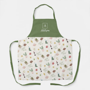 Personalized Favourite Things Christmas Apron