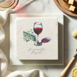 Personalized Favours Winery Stone Coaster<br><div class="desc">Crafted with a personal touch, these custom stone coasters not only add an elegant touch to your event but also serve as a meaningful keepsake for your guests to cherish. Unlike disposable paper place cards, these coasters won't be tossed aside. You can further tailor them to your liking using the...</div>