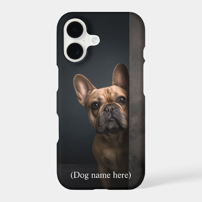 Personalized Fawn Frenchie Portrait (Back)