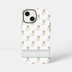 Personalized Fawn Tan Cream Frenchie Dog iPhone 13 Mini Case