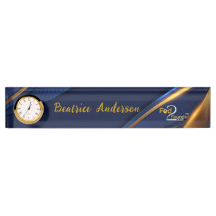 Personalized Fed2Founder name Plate