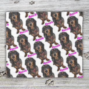Personalized Female Pet Name in Pink   Dog  Fleece Blanket