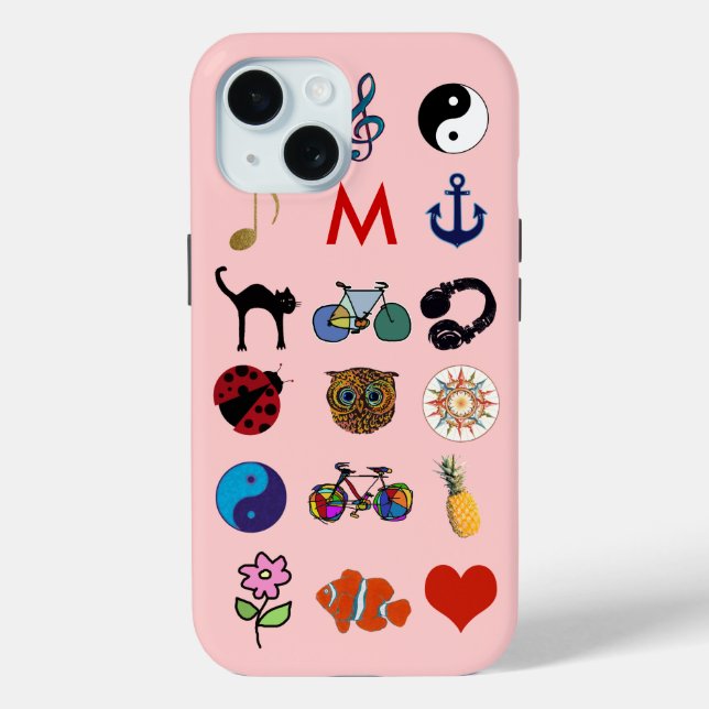 personalized feminine cute pattern_girly Case-Mate iPhone case (Back)