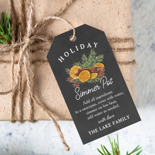 Personalized Festive Holiday Potpourri Tag (Creator Uploaded)