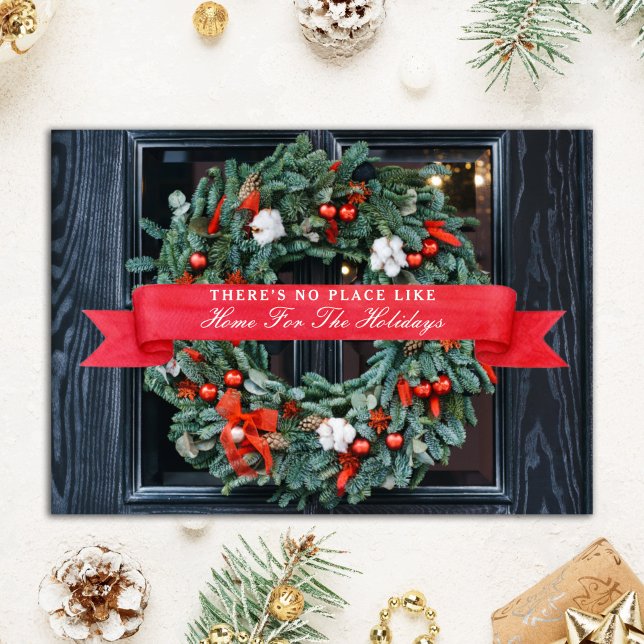 Personalized Festive Home for the Holidays Realtor Thank You Card (Creator Uploaded)