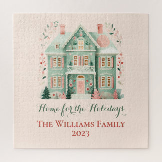 Personalized Festive House Puzzle