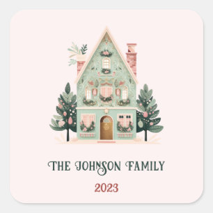 Personalized Festive Sticker
