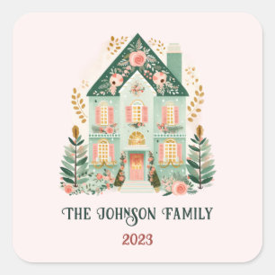 Personalized Festive Sticker