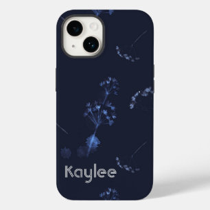 Personalized Field Flowers Midnight Blue  Case-Mate iPhone 14 Case