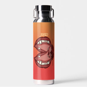 Personalized Fierce Expression of a Vampire’s Fang Water Bottle