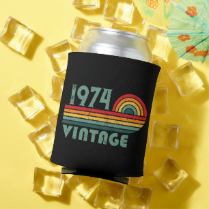 Personalized fifty vintage 50th birthday party can cooler