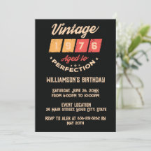 Personalized fifty vintage 50th birthday party