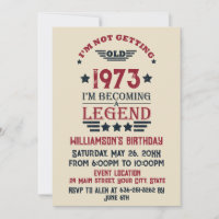Personalized fifty vintage 50th birthday party