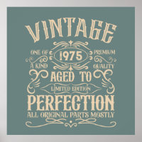 Personalized fifty vintage 50th birthday party