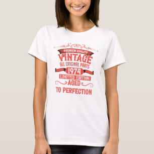 Personalized fifty vintage 50th birthday party T-Shirt