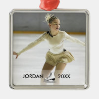 Personalized Figure Skating Skater Name Christmas