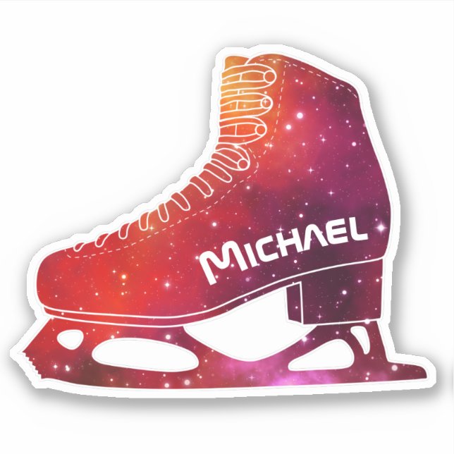 Personalized Figure Skating Space Boot (Front)