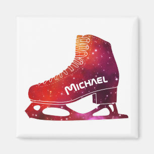 Personalized Figure Skating Space Boot Magnet