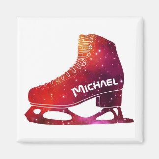 Personalized Figure Skating Space Boot Magnet