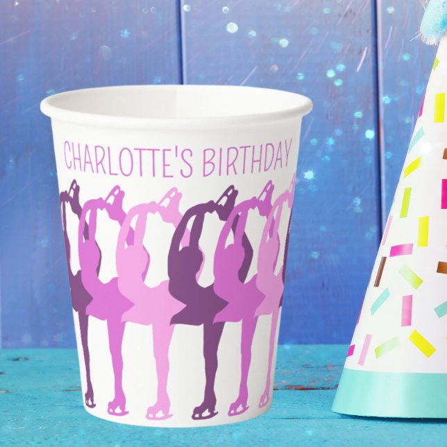 Personalized Figure skating synchronized group  Paper Cups (Creator Uploaded)