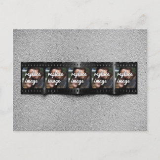 Personalized Filmstrip Photos Postcard