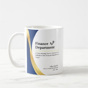 Personalized Finance Department Coffee Mug