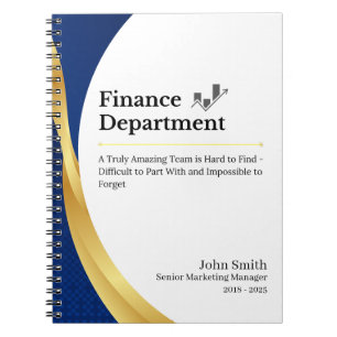 Personalized Finance Department  Notebook