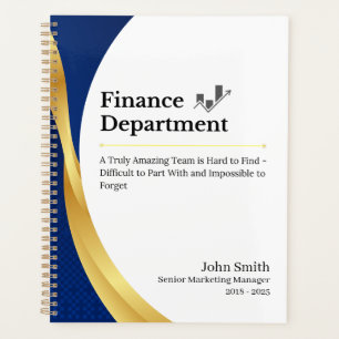 Personalized Finance Department Planner
