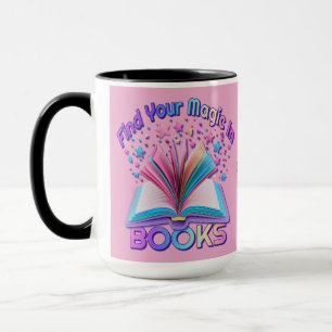 Personalized Find Magic In Books 3 Mug