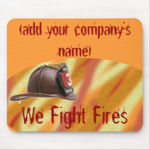 Personalized Fire Fighter's Mousepad