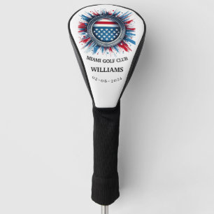 Personalized Firefighter Monogram Go Golf Head Cover