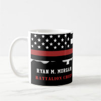 Personalized Firefighter Thin Red Line Fire Rescue