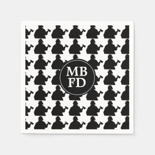 Personalized Firemen Napkins