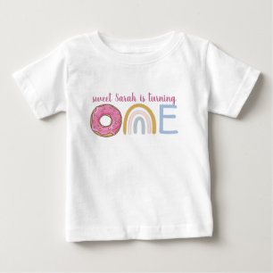 Personalized First Birthday Baby T-Shirt