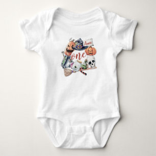 Personalized First Birthday Halloween   Bodysuit