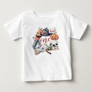 Personalized First Birthday Halloween   Romper