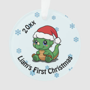 Personalized First Christmas Acrylic Ornament