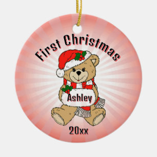 Personalized First Christmas Ornament