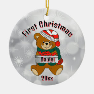 Personalized First Christmas Ornament