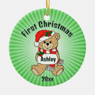 Personalized First Christmas Ornament