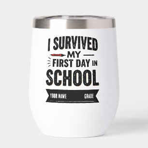 Personalized First Day of School Art