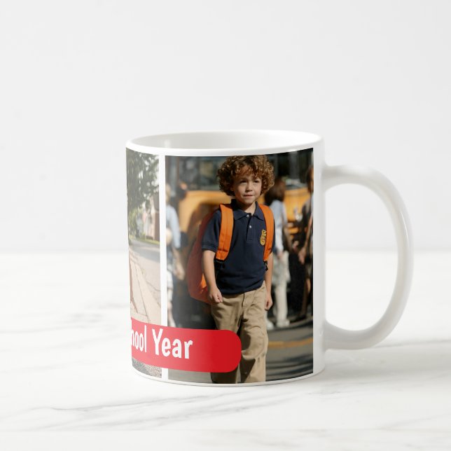 Personalized First Day of School Photo Keepsake Coffee Mug (Right)