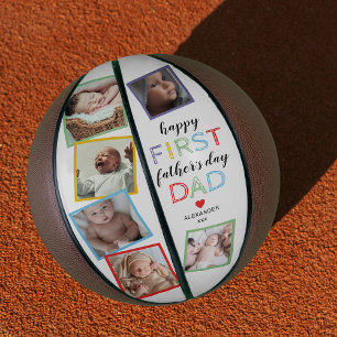 Personalized First Father’s Day Basketball Gift