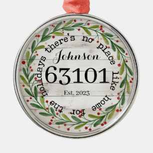 Personalized First Home Ornament