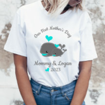 Personalized First Mother's Day T-shirt