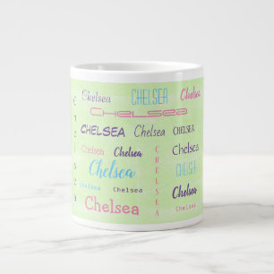Personalized First Name Font Typeface Custom Large Coffee Mug