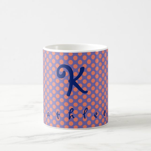 Personalized First Name Initial Coffee Mug (Center)