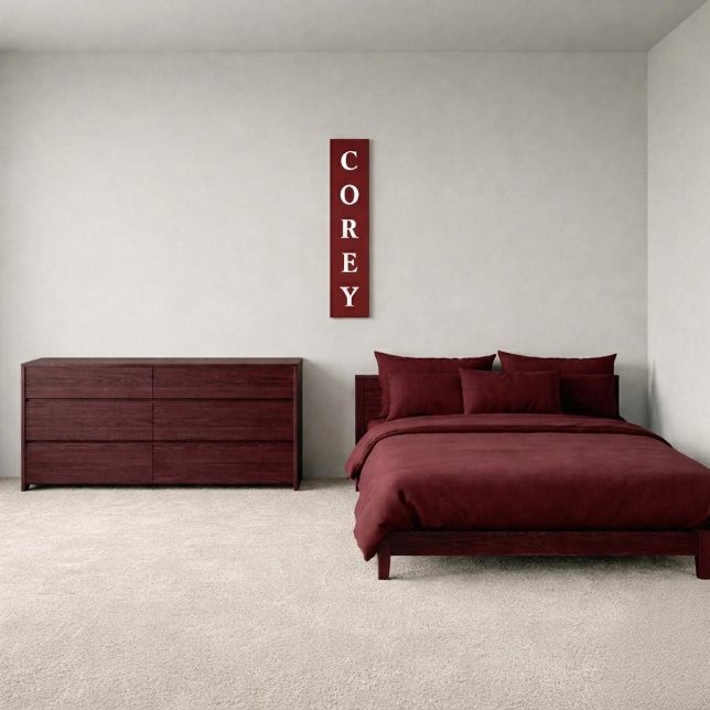 Personalized First Name Vertical Canvas Print (Creator Uploaded)