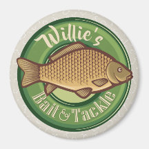Personalized Fish and Tackle Shop Fishing Angler